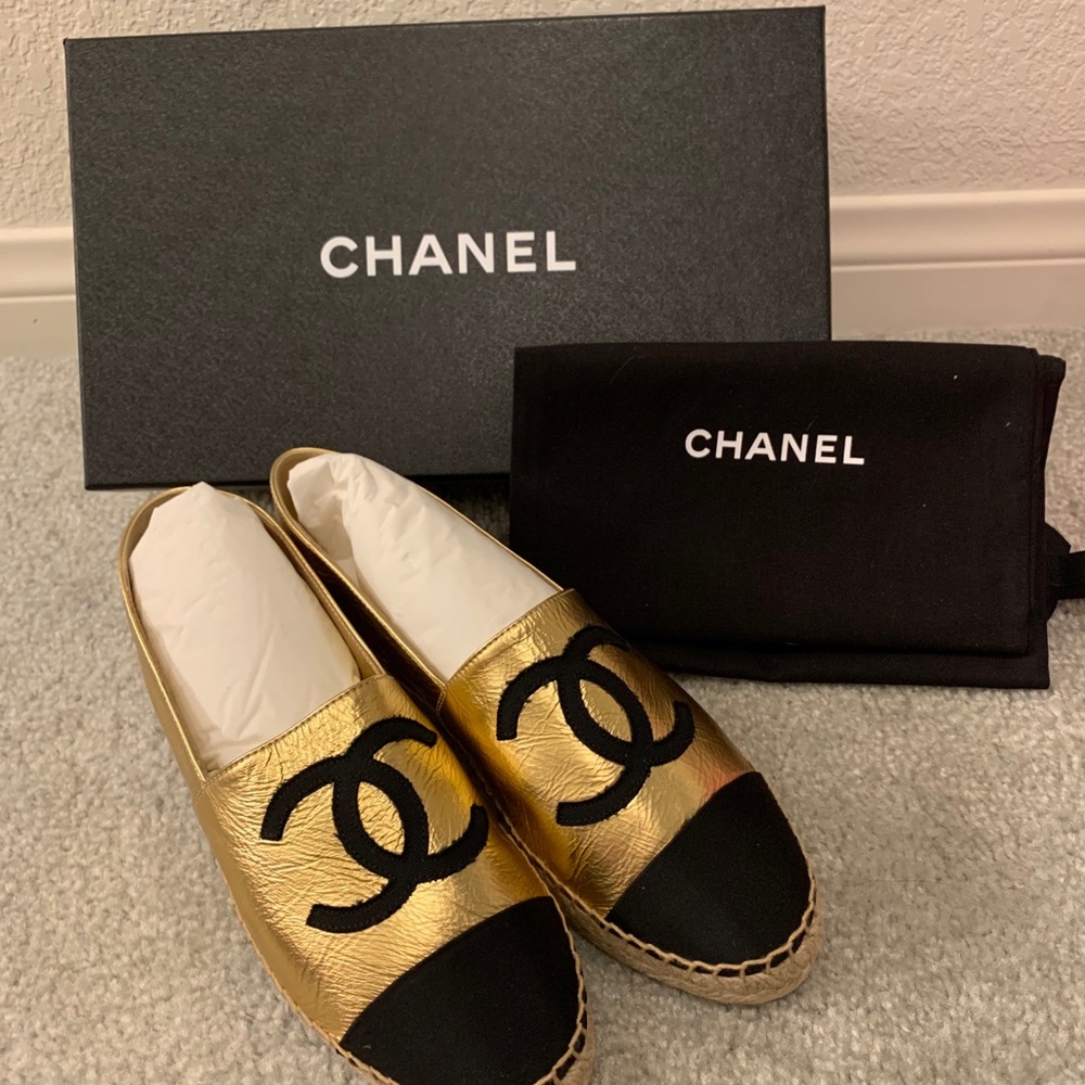 Authentic Chanel Espadrilles 38